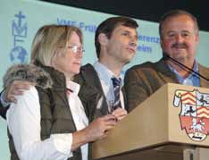 Familie Schwenk mit Bernd Vogt